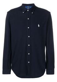 logo embroidered shirt