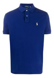 embroidered logo polo shirt