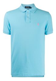 logo-embroidered polo shirt