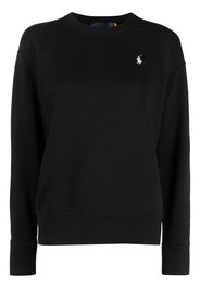 Polo Ralph Lauren logo-embroidered sweatshirt - Nero