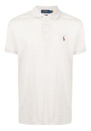 Polo Ralph Lauren Pima logo-embroidered polo shirt - Grigio