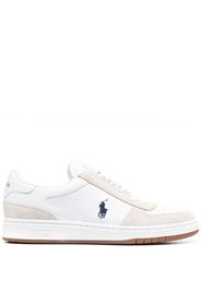 Polo Ralph Lauren Court leather suede sneakers - Bianco