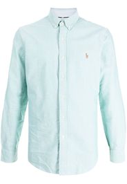 Polo Ralph Lauren slim-fit logo-embroidered Oxford shirt - Verde