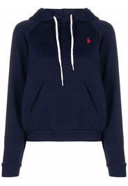 Polo Ralph Lauren embroidered-logo hoodie - Blu