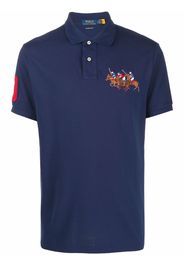 Polo Ralph Lauren Polo Pony-motif cotton polo shirt - Blu