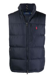 Polo Ralph Lauren Gilet imbottito Pony con logo - Blu