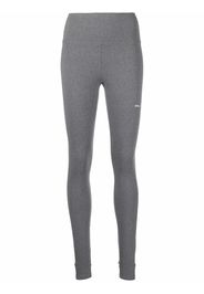 Polo Ralph Lauren logo print leggings - Grigio