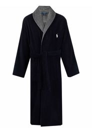 Polo Ralph Lauren embroidered-polo pony robe - Blu