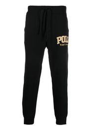 Polo Ralph Lauren logo-patch tapered joggers - Nero