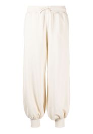 Polo Ralph Lauren ribbed-knit drawstring sweatpants - Toni neutri