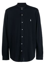 Polo Ralph Lauren logo-embroidered cotton shirt - Blu