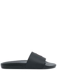 Polo Ralph Lauren polo pony-print pool slides - Nero