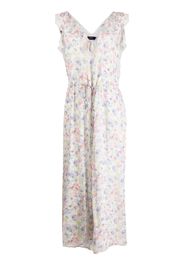 Polo Ralph Lauren floral-print sleeveless jumpsuit - Blu