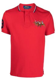 Polo Ralph Lauren Triple-Pony cotton polo shirt - Rosso