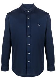 Polo Ralph Lauren embroidered polo-pony shirt - Blu