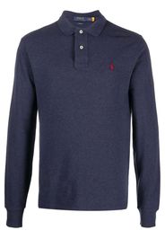 Polo Ralph Lauren cotton long-sleeve polo-shirt - Blu