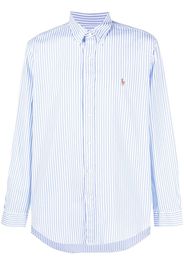 Polo Ralph Lauren embroidered-pony striped shirt - Blu