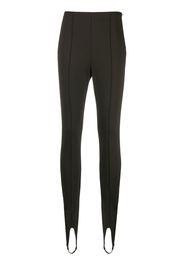 Polo Ralph Lauren Pintucked stirrup leggings - Marrone