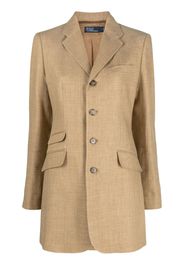 Polo Ralph Lauren single-breasted tweed blazer - Toni neutri