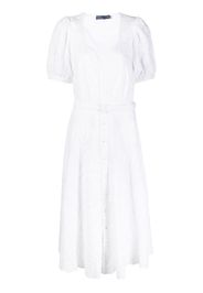 Polo Ralph Lauren broderie-anglaise belted dress - Bianco