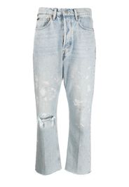 Polo Ralph Lauren distressed-effect cropped jeans - Blu