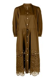 Polo Ralph Lauren broderie anglaise shirt dress - Marrone