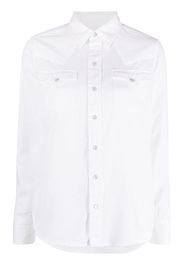 Polo Ralph Lauren long-sleeve press-stud cotton shirt - Bianco