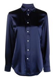 Polo Ralph Lauren long-sleeved silk shirt - Blu