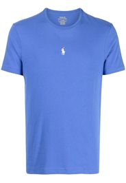 Polo Ralph Lauren logo-embroidered slim fit t-shirt - Blu