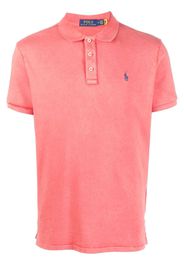 Polo Ralph Lauren embroidered-logo polo shirt - Rosso