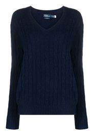 Polo Ralph Lauren cable-knit cashmere jumper - Blu