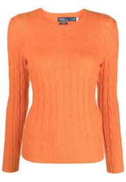 Polo Ralph Lauren cable-knit cashmere jumper - Arancione