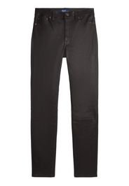 Polo Ralph Lauren lambskin straight-leg trousers - Marrone