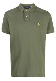 Polo Ralph Lauren embroidered-logo detail polo shirt - Verde