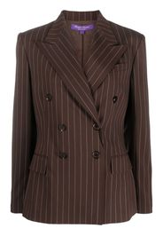 Polo Ralph Lauren Safford striped wool blazer - Marrone