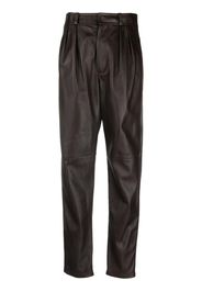 Polo Ralph Lauren Rogers leather pants - Marrone