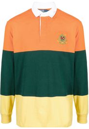 Polo Ralph Lauren logo-embroidered colour-block polo shirt - Arancione