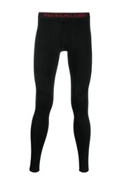 Polo Ralph Lauren logo-waistband stretch-design leggings - Nero