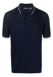 Polo Ralph Lauren embroidered-logo short-sleeve polo shirt - Blu