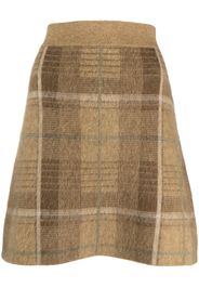 Polo Ralph Lauren checked intarsia-knit skirt - Toni neutri