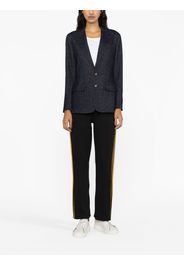 Polo Ralph Lauren peak-lapels herringbone blazer - Blu