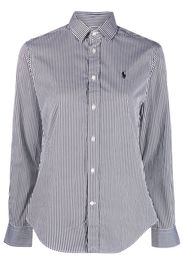 Polo Ralph Lauren Camicia a righe con ricamo - Nero