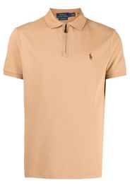 Polo Ralph Lauren Polo Pony half-zip polo shirt - Marrone