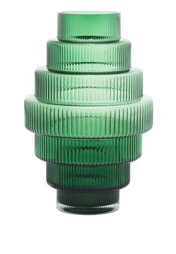 pols potten Steps ribbed vase - Verde