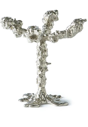 POLSPOTTEN Drip 4 candle holder - Argento