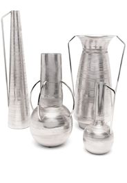 POLSPOTTEN x Browns Roman metal vases (set of four) - Argento