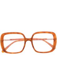 Pomellato Eyewear oversized square frame glasses - Toni neutri