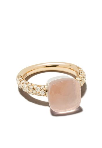 Anello in oro rosa 18kt con diamanti