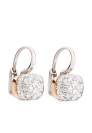 Pomellato 18kt white gold Nudo diamond drop earrings - Bianco
