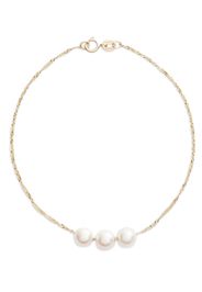 Poppy Finch 14kt yellow gold triple pearl bracelet - Oro